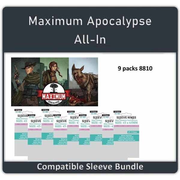 "Maximum Apocalypse ALL IN + All Exp" Compatible Sleeve Bundle (8810 X 9)