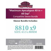 "Maximum Apocalypse ALL IN + All Exp" Compatible Sleeve Bundle (8810 X 9)