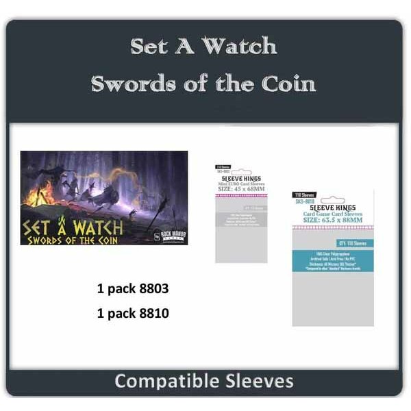 Set a Watch: Swords Of The Coin Compatible Sleeve Bundle (8803 X 1 + 8810 X 1)