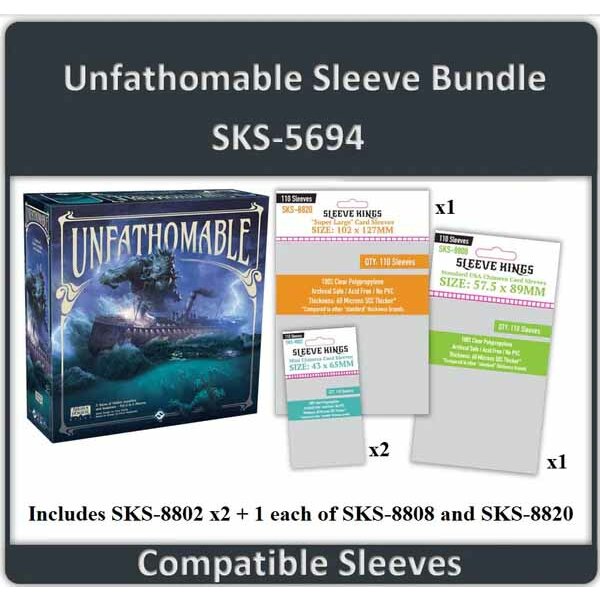 "Unfathomable" Compatible Sleeve Bundle (8802 X 2 + 8808 X 1 + 8820 X 1)