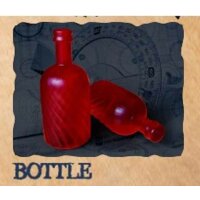 Painted Resin 10-pack Resource Tokens: Red Bottle