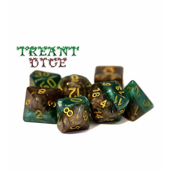 Halfsies Dice Treant Dice - Upgraded Dice Case