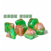 Halfsies Dice Rose Dice- Upgraded Dice Case