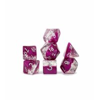 Halfsies Dice - Glitter Edition - Wine