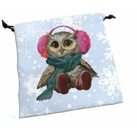 Deluxe Dice Bag Festive Owls