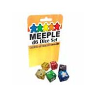 Meeple D6 Dice Set Yellow