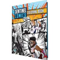 Sentinel Comics: The Roleplaying Game Coloring Book