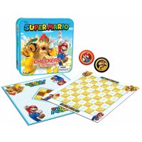 Super Mario Checkers & Tic Tac Toe Collectors Game Set