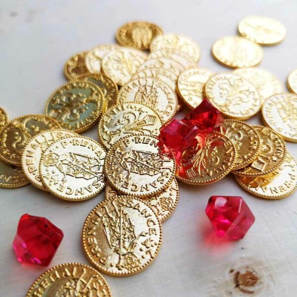 Pax Renaissance Metal Game Coins