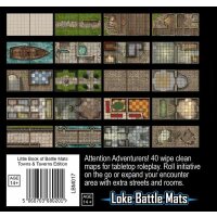 Little Book of Battle Mats - Towns & Tvrns