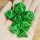 Metal Hollow Deaths Treasure Dice Set Shiny Green with Black