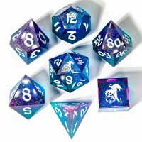 Captured Magic Handmade Sharp Edge Resin Dice-Fairy Stones