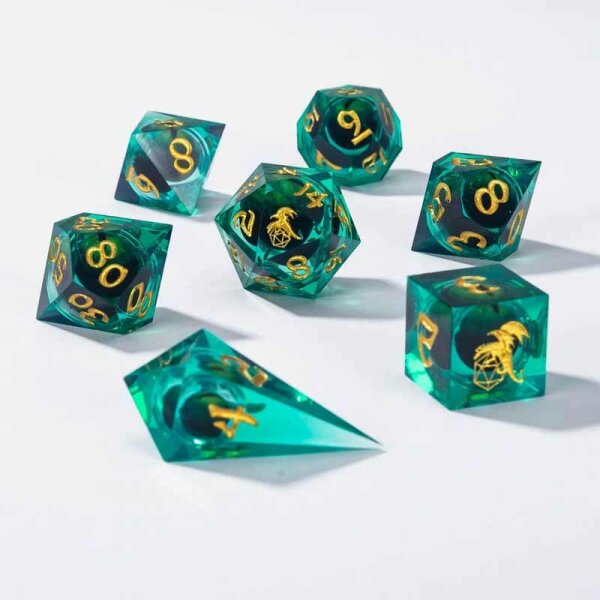 Always Watching Beholders Rolling Eyeballs Sharp Edged Dice Set