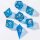 Sharp Edge Liquid Core RPG Dice Set - Blue