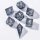 Sharp Edge Liquid Core RPG Dice Set - Black