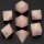 Rose Quartz Stone Dice Set