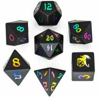 Gemstone Black Magic Dice set