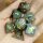 Sharp Edge Hand Polished Labradorite Gemstone Dice Set 7 Pieces Full Die