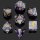 Natural Amethyst Gemstone Dice Set