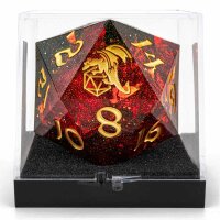 Sharp Edge Resin 55mm Chonk D20-Red