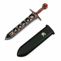 Grim Dagger Dice Case/Holder with sheath cover-Copper