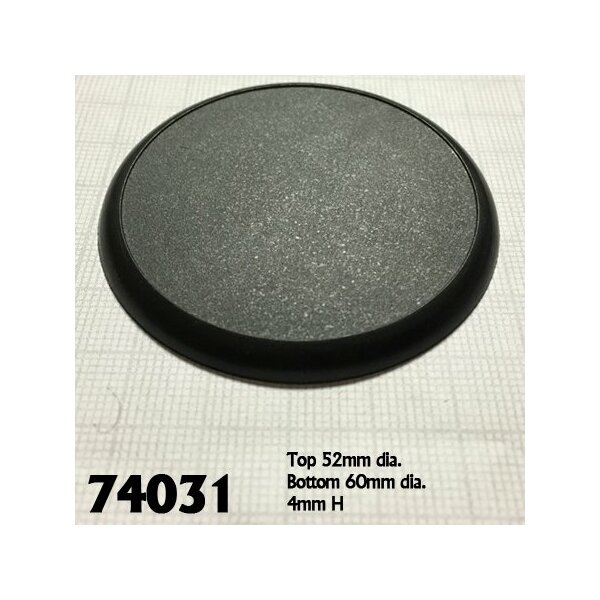 60mm Round Plastic Display Base (10)