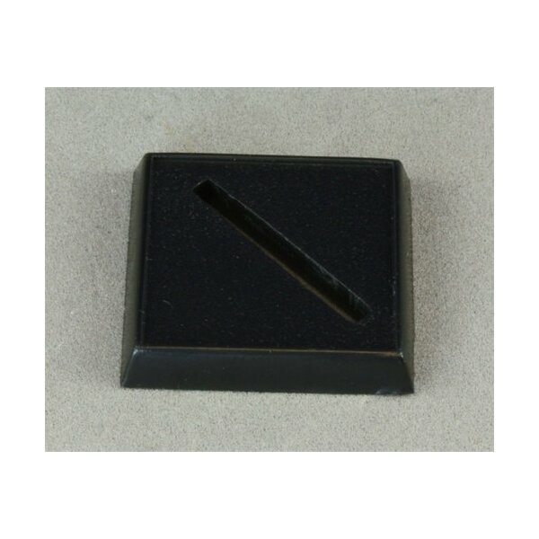 Single 1inch Plastic Square Base