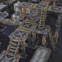 TinkerTurf Sci-Fi - Industrial Starter Set - Neutral