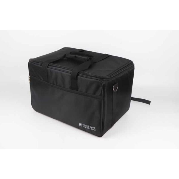 Premium Board Game Bag - Carbon Fiber Black