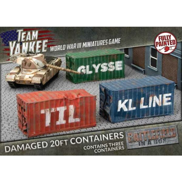 Modern: 20ft Shipping Containers - Damaged (x3)