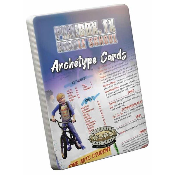 Pinebox Middle School Archetype Cards