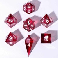 Sharp Edge Liquid Core RPG Dice Set -Shadowfae Euphoria