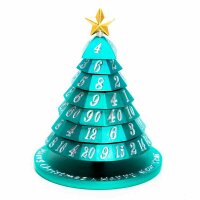 Christmas tree dice-Forest Cyan