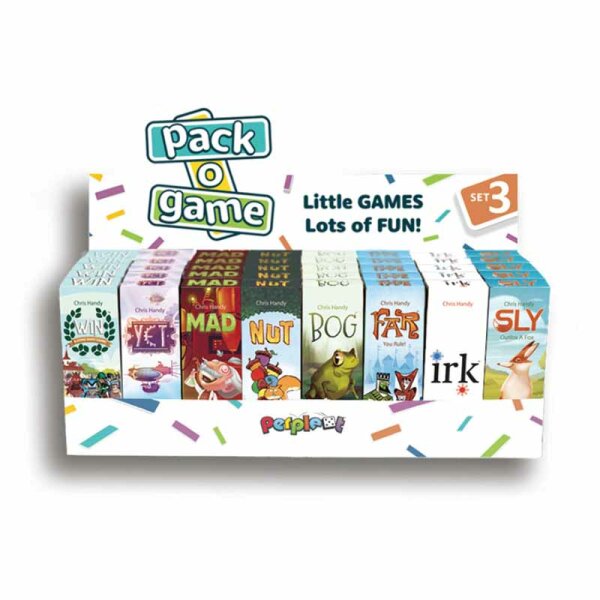 Pack O Game Full POP Display Set 3 - 8 Title PDQ
