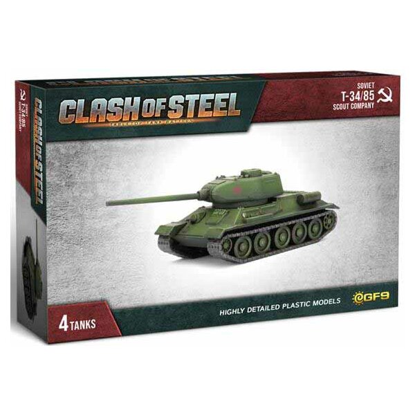 T-34/85 Scout Company (x4 Plastic)