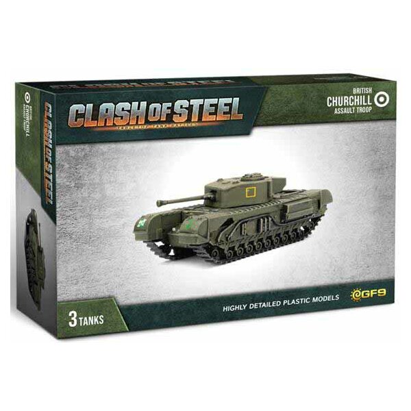 Churchill Assault Troop (x3 Plastic)