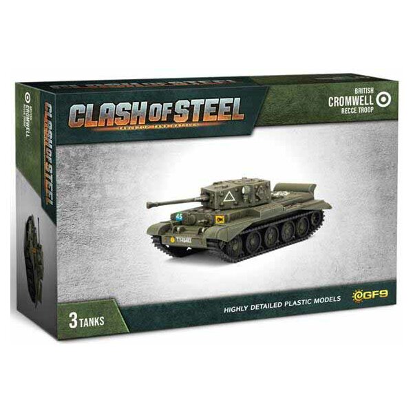 Cromwell Recce Troop (x3 Plastic)