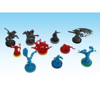 War of the Ring Second Edition: Colored Plastic Rings-...