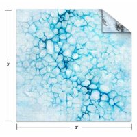 3x3 Ice / Tundra Game Mat