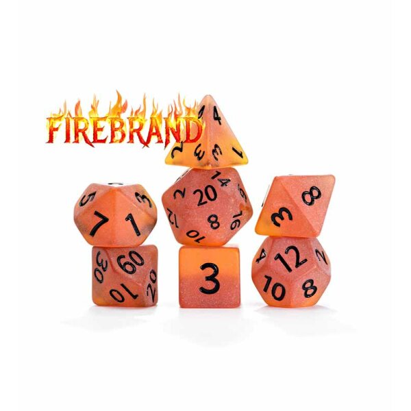 Sea Glass Dice: Firebrand