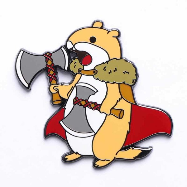 Quests Reward Fine Art Class Pins: Wyatt Rumblepelt-Prairie Dog Barbarian