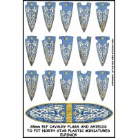 Elf Cavalry Flags & Shields