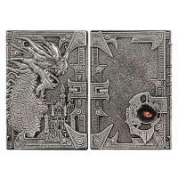 3D Faux-Leather Notebook / Journal - Silver Dragon