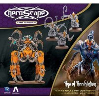 Heroscape Iron Lich Viscerot and Necrotech Wraithriders...