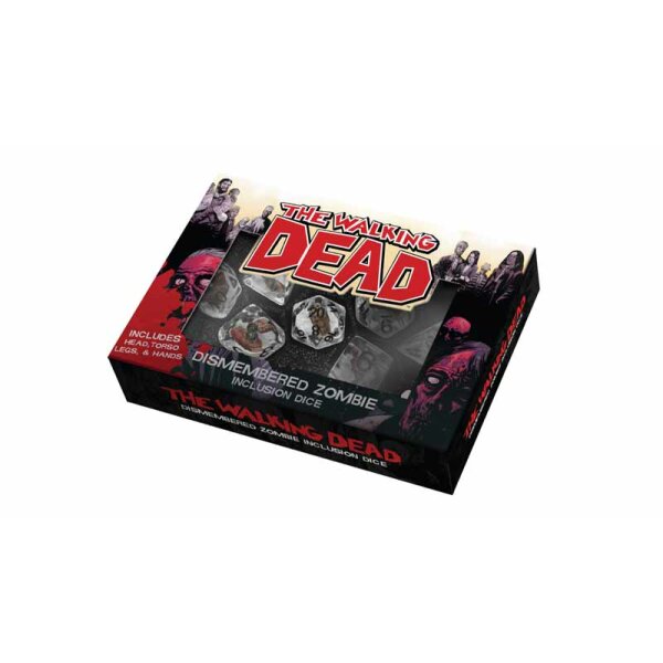 The Walking Dead Dismembered Zombie Resin Poly Dice Set