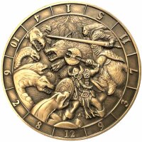 Dice Coin D12 Battle Scene