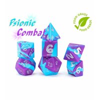 Anti-Stress Dice: Psionic Combat | Violet Purple and Cyan...