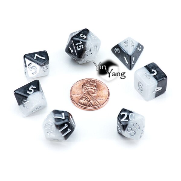 Mighty Tiny Dice: Halfsies Dice - Yin Yang