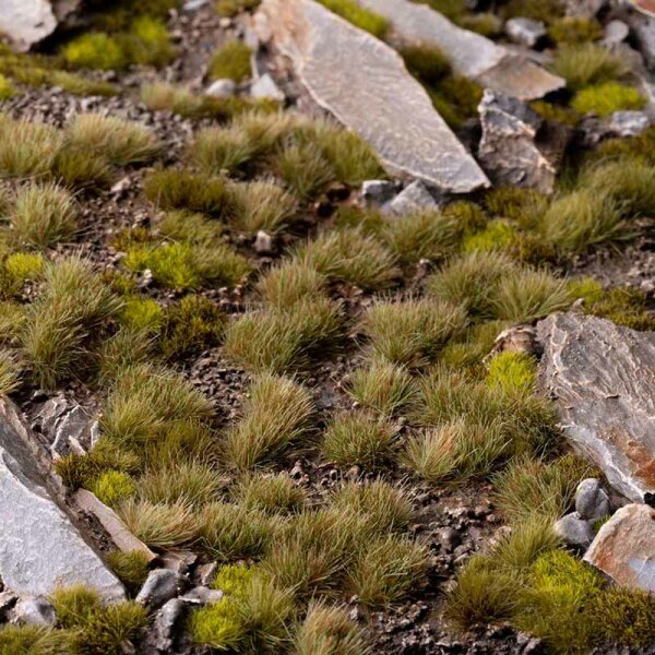 Grass Tufts - Mixed Green 6mm Wild