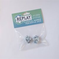 Classical Marble Recycled Percentile Dice
